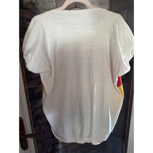 Vintage Jamaica Irie Tee Jamaica Mon Graphic Oversized Men's/womens Red Yellow - Picture 2 of 2